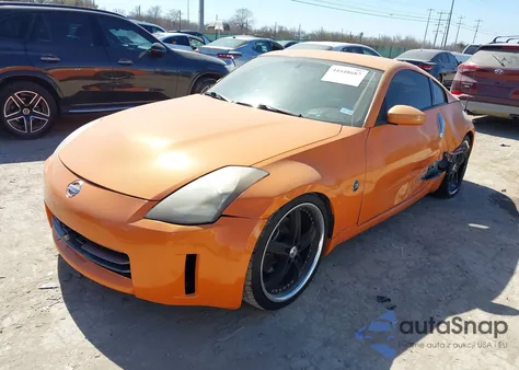 2007 Nissan 350Z Enthusiast z USA, uszkodzony, nr VIN JN1BZ34D47M500598